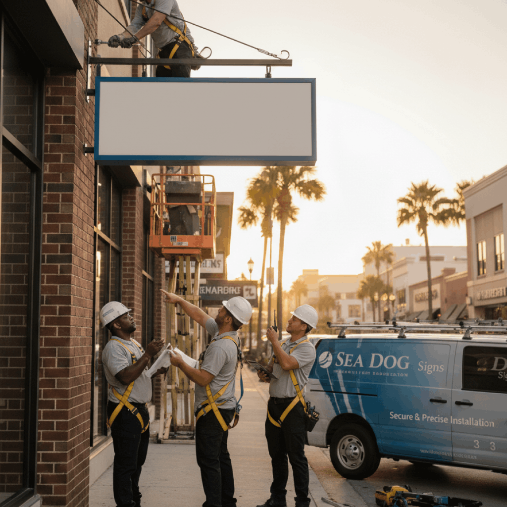 Why Clients Trust Sea Dog Signs for Installation